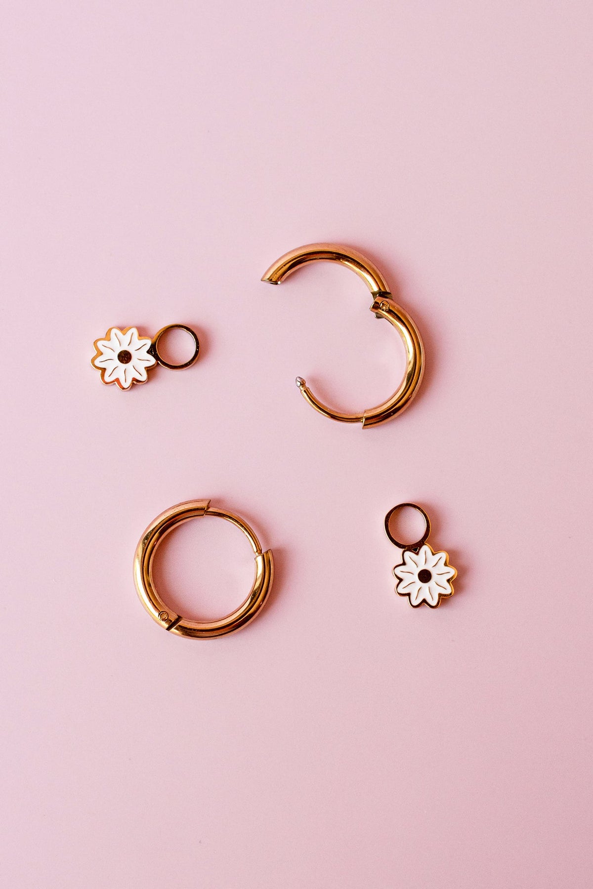 White Flower Charm