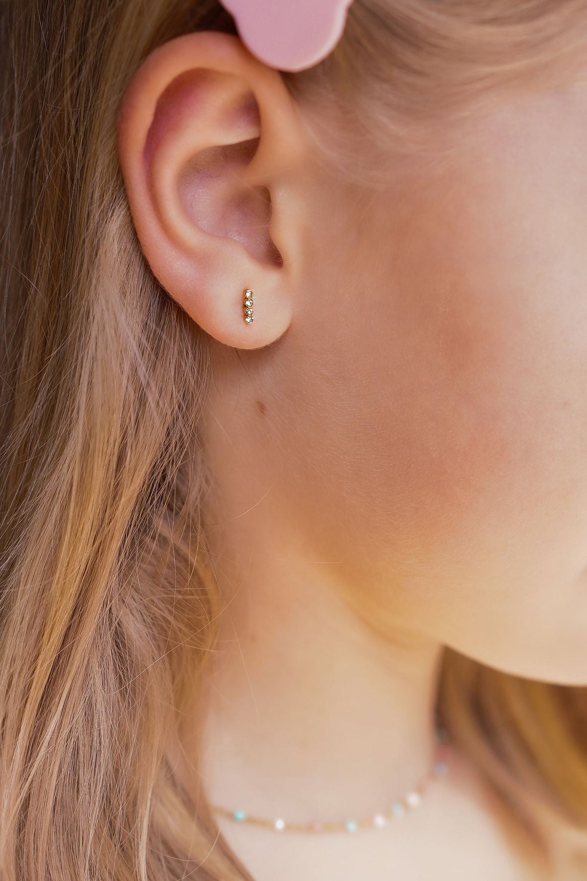 CZ Bar Studs