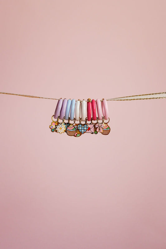 Colourful Enamel Hoops