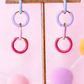 Colourful Enamel Hoops