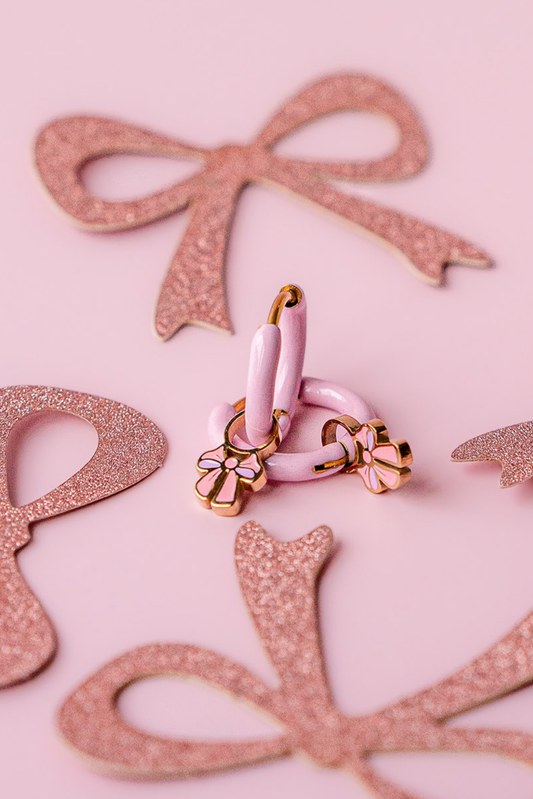 Pink Bow Charm